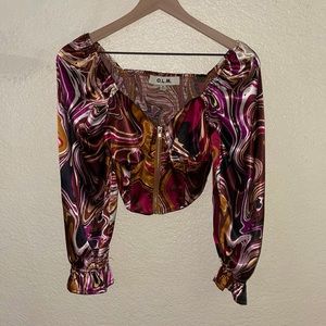 Long Sleeve Crop Top